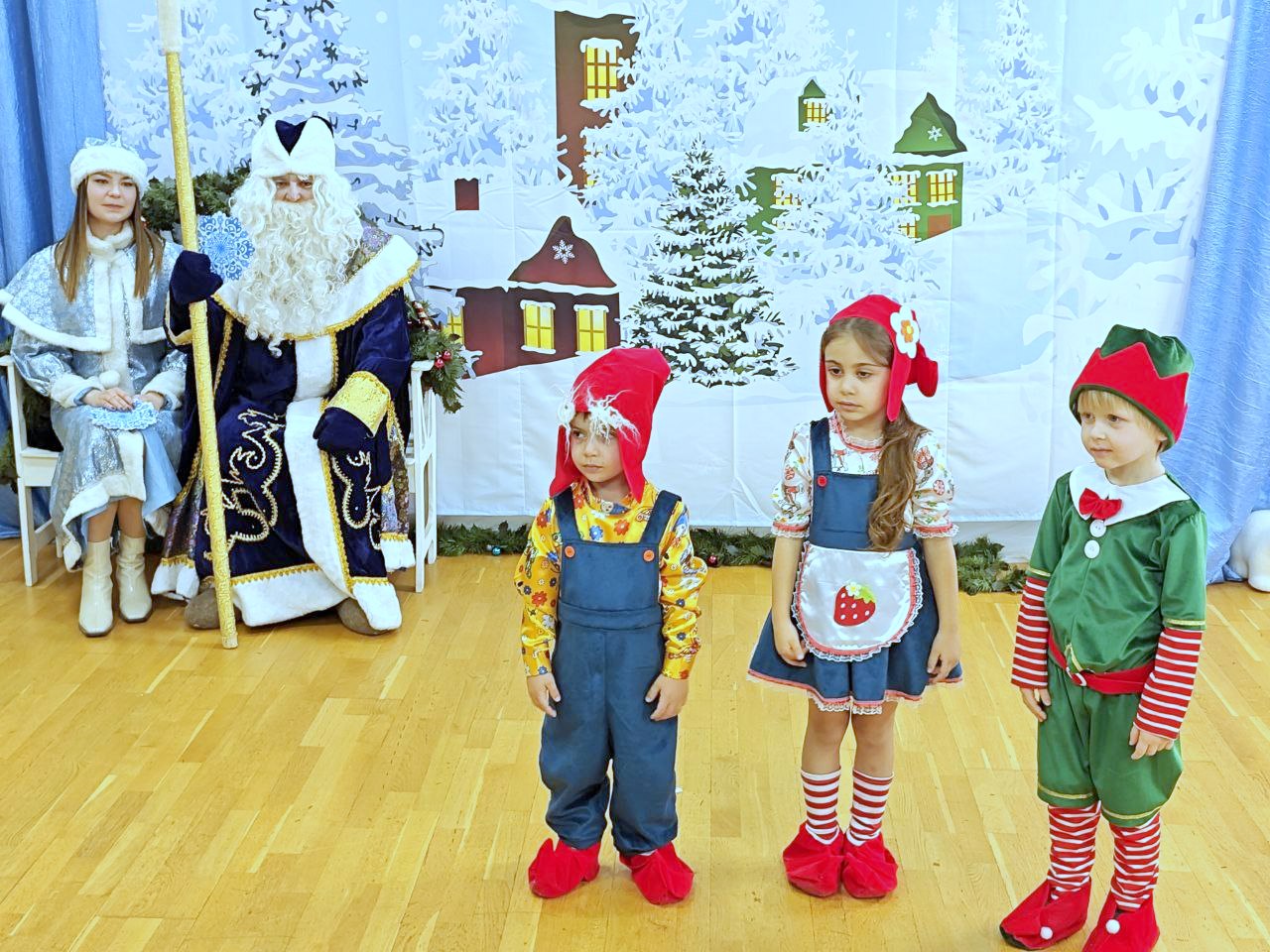Новогодний утренник в детском саду &amp;quot;МАШенька&amp;quot;