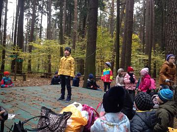 Первоклассники в музее-усадьбе К.И. Чуковского в Переделкино