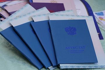Торжественное вручение аттестатов 