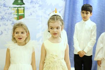 Новогодний утренник в детском саду "МАШенька"