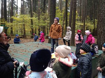 Первоклассники в музее-усадьбе К.И. Чуковского в Переделкино
