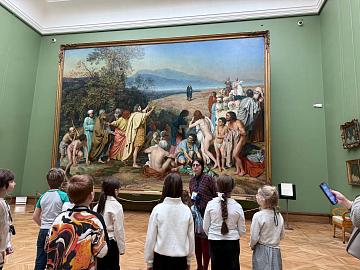 Путешествие в мир искусства: первоклассники в Третьяковской галерее