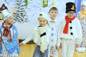 Новогодний утренник в детском саду "МАШенька"