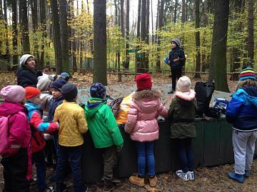 Первоклассники в музее-усадьбе К.И. Чуковского в Переделкино
