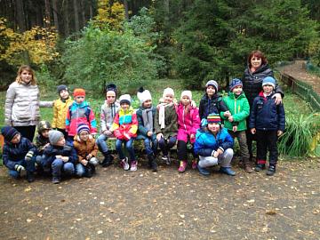 Первоклассники в музее-усадьбе К.И. Чуковского в Переделкино