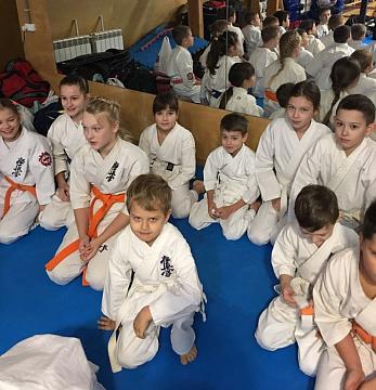 Аттестация на оранжевый пояс по КАРАТЭ