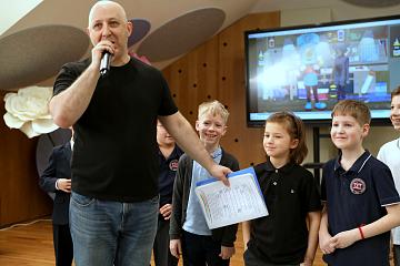 Встреча с писателем в начальной школе