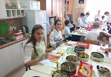 На уроках технологии