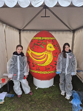 Наши ученики — участники пасхального фестиваля в Дмитровском!