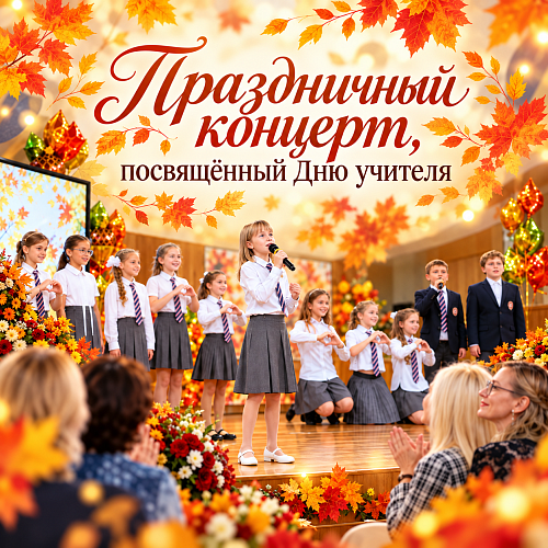 Праздничный концерт посвящённый Дню учителя
