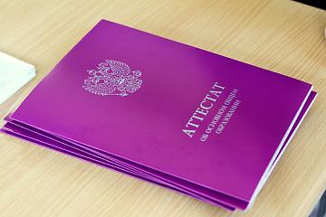 Вручение аттестатов выпускникам 9-го класса
