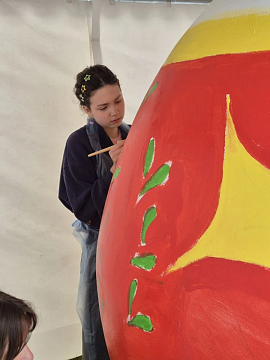 Наши ученики — участники пасхального фестиваля в Дмитровском!