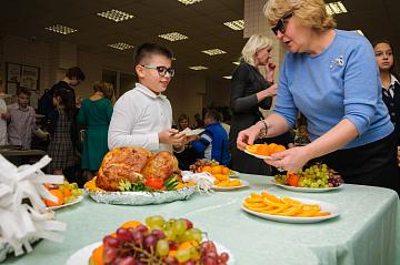 Thanksgiving Day in our School