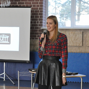 Встреча с серебряным призером Олимпийских игр в Афинах Станиславой Комаровой