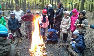 Первоклассники в музее-усадьбе К.И. Чуковского в Переделкино