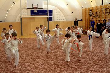 Официальное открытие нового спортзала 